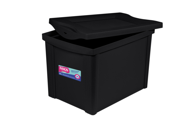 Organizador Mediano Alto Negro 30 L