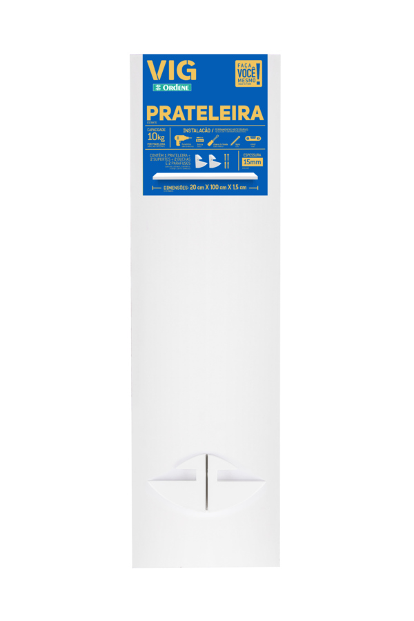 Estanteria Mdp 100x20 Blanca - Imagen 2