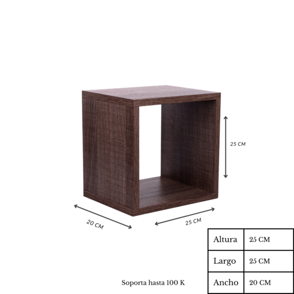 Estante Mdp 25x25 Beige - Imagen 4