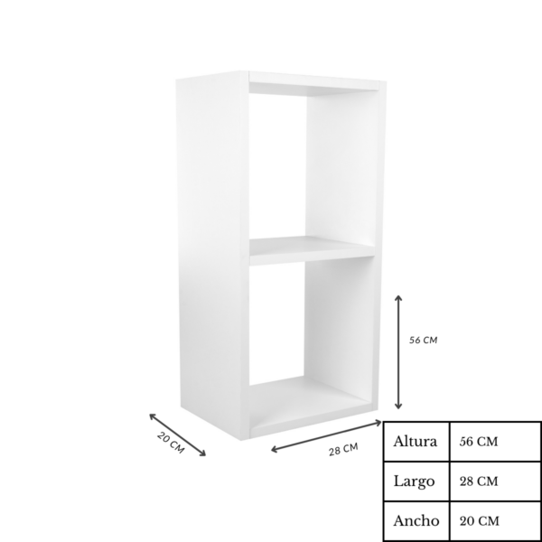 Estante Mdp 28x56 Blanco - Imagen 4