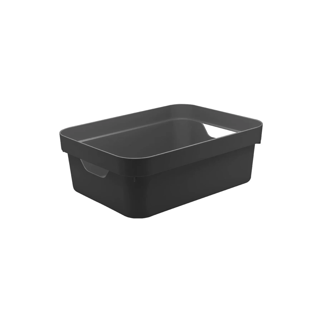Caja Organizadora Media 10.5l Negro