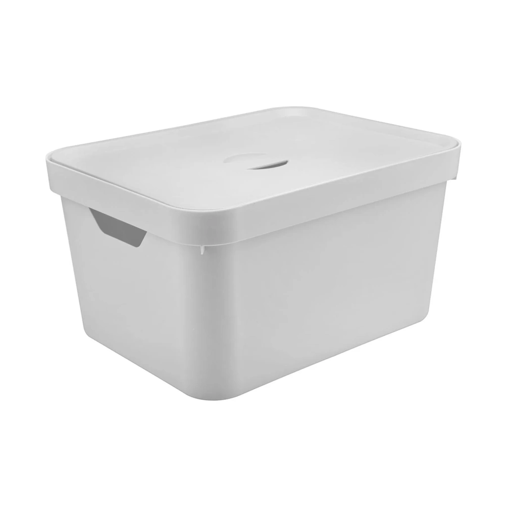 Caja Organizadora Con Tapa G Cube 32l Blanco