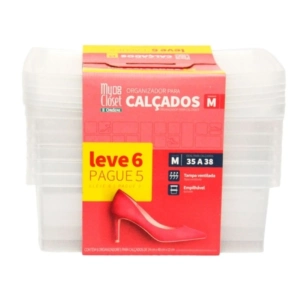 Caja Para Zapatos Mediana - Lleve 6 Pague 5