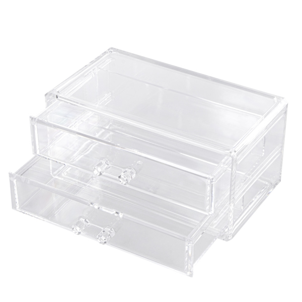 Organizador Plastico Cosmetico Doble - Imagen 5