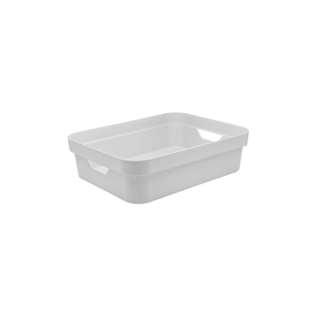 Caja Organizadora Baja 4.8l Blanco