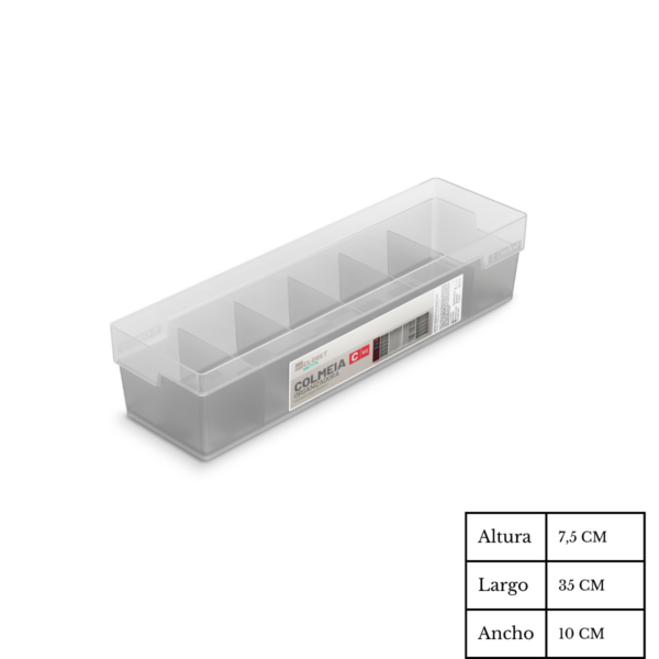 Organizador De Cajón C/ Divisiones Pequeño Cristal - Imagen 3