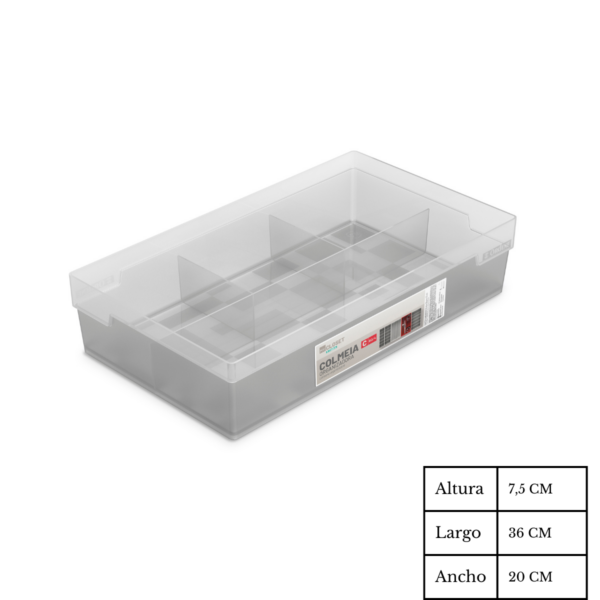 Organizador De Cajón C/ 4 Divisiones Grande Crista - Imagen 3