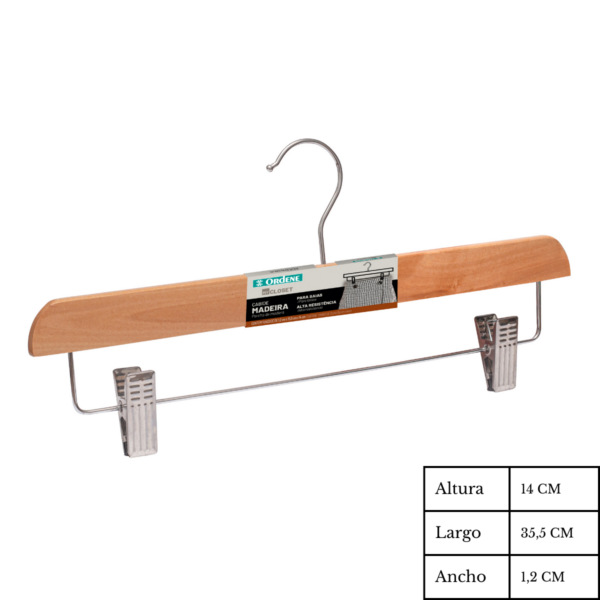 Percha De Madera Para Faldas - Imagen 3