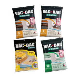 Kit 4 Bolsas Al Vacío (mediana  Grande X2  Extra G