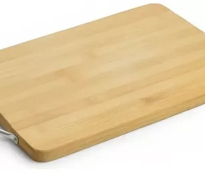  Tabla De Bambu Con Manija 28x38cm