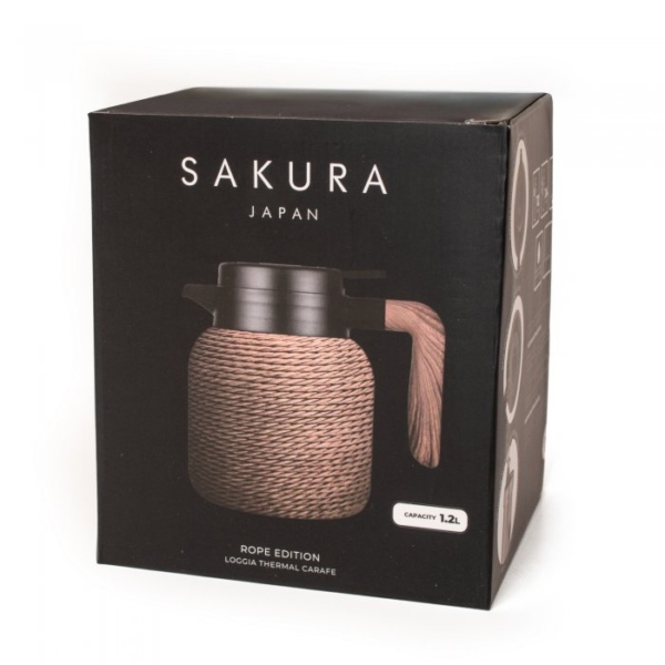 Jarra Termica Sakura Loggia Rope Edition Marron/da - Imagen 4