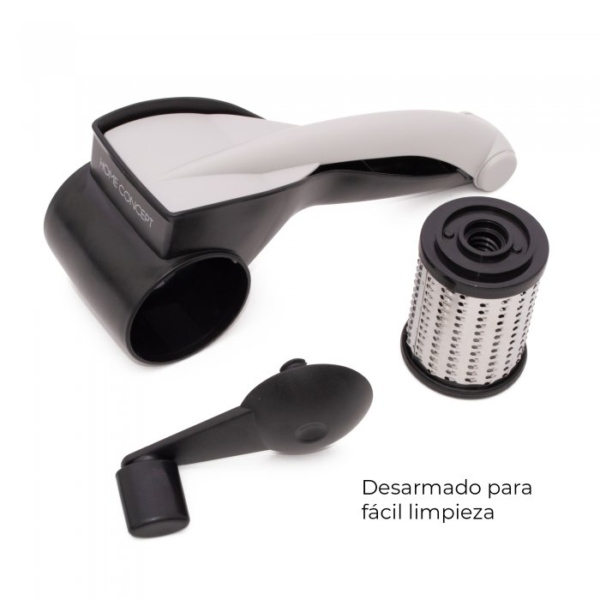 Rallador De Queso Giratorio Home Concept Black & G - Imagen 3