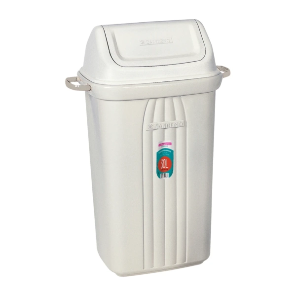 Basurero C/tapa VaivÉn 30 Lts. Blanco