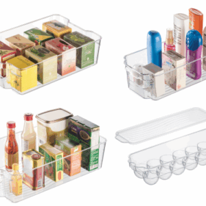 Kit X 3 Organizadores De Heladera + Huevera Utti