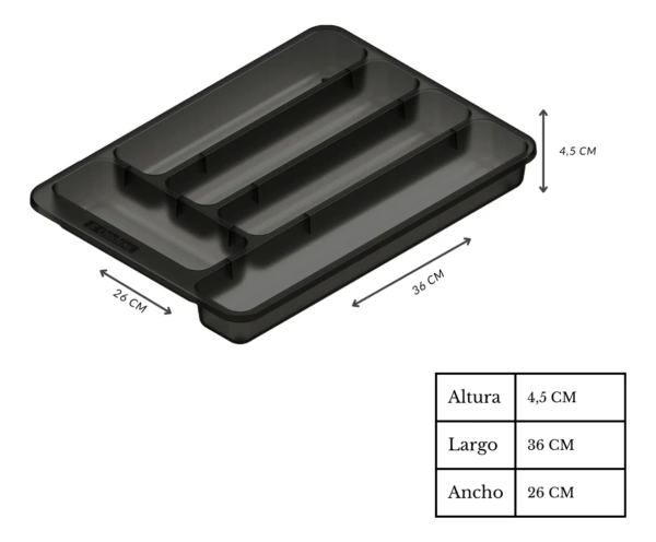 Set Accesorios De Cocina Utti Gris Fume - Imagen 3
