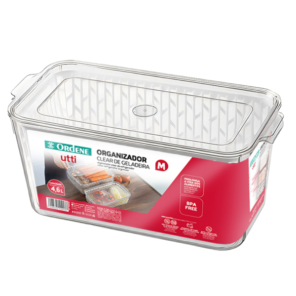 Organizador Clear De Heladera M 4.6l