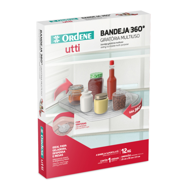 Bandeja 360° Con Ventosas