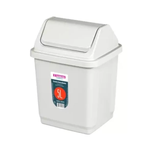 Basurero VaivÉn De 5 Litros Blanco