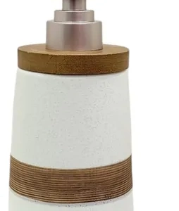 Dispenser De Jabón Líquido Cerámica Línea White Wo