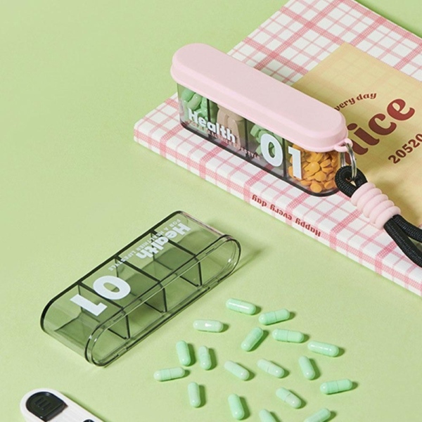 Organizador De Medicamentos Con 4 Divisiones - Imagen 4