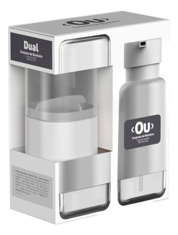 Juego De BaÑo Dual Blanco