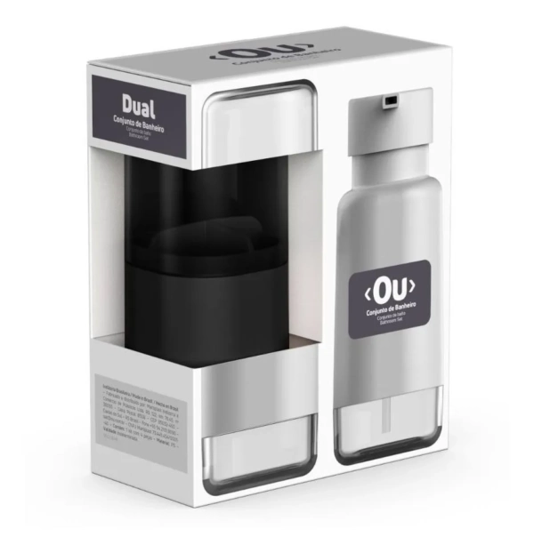 Juego De BaÑo Dual Negro - Imagen 3
