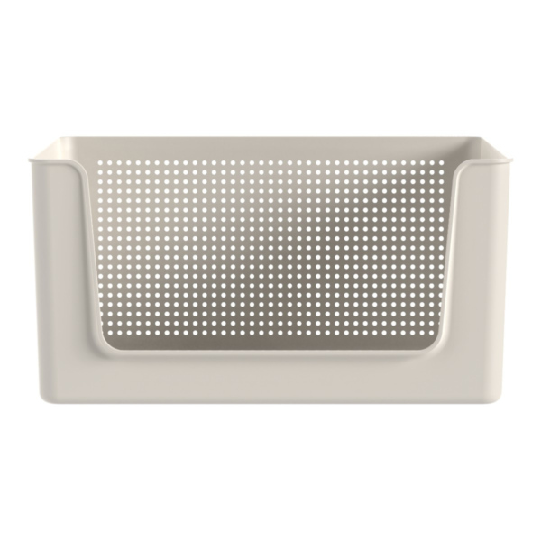Cesta Flow Con Apertura Frontal Beige