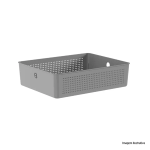 Cesta Flow 34 X 27 X 9 Gris