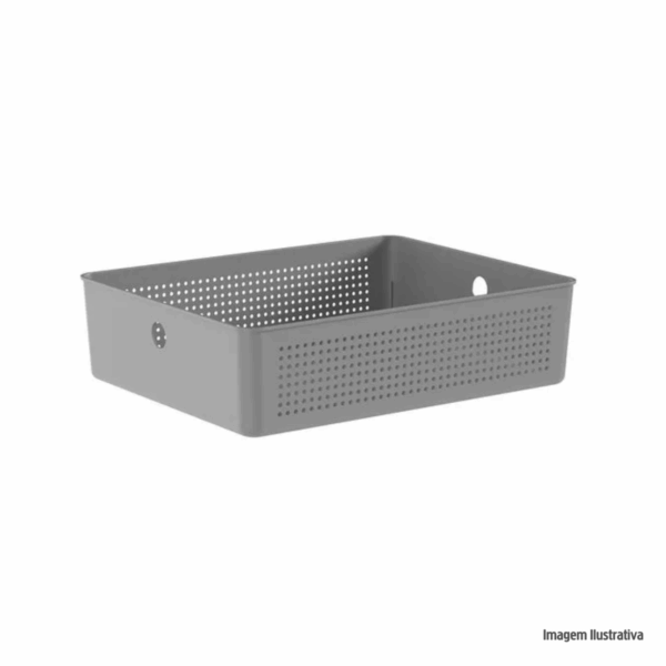 Cesta Flow 34 X 27 X 9 Gris