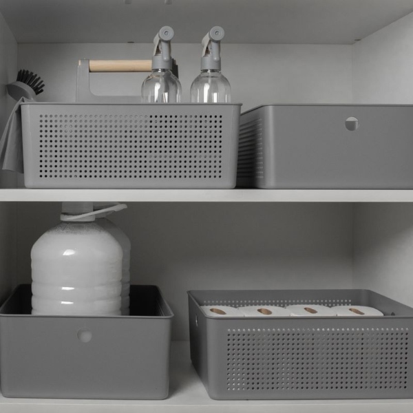 Cesta Flow 34 X 27 X 13 Gris - Imagen 4
