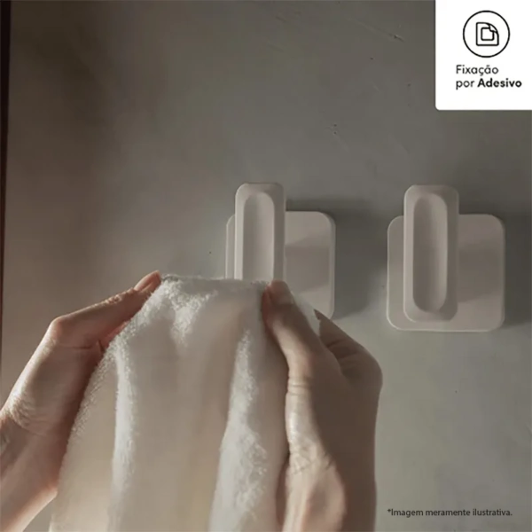 Juego De Ganchos De Pared Eleve Beige