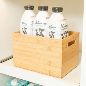 Caja Organizadora Bambu 16x24x15cm Keep
