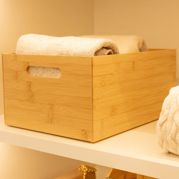 Caja Organizadora Bambu 24x32x15cm Keep - Imagen 2