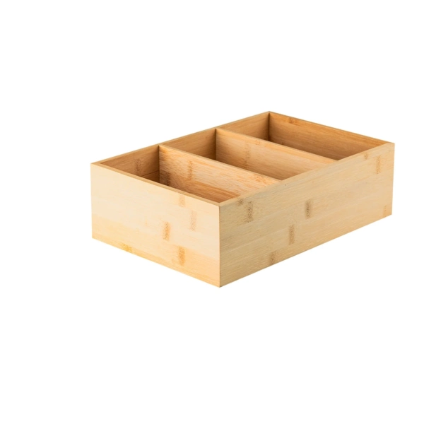 Caja Organizadora 3 Secciones Bambu 20x30x9cm Keep - Imagen 4