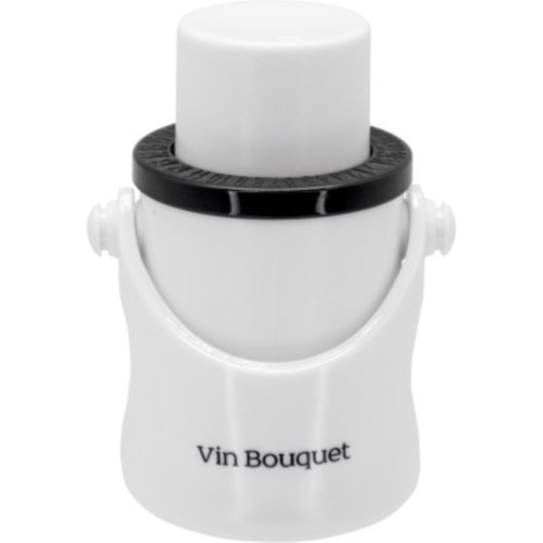 Tapon Y Conservador De Vacio Blanco - Imagen 2