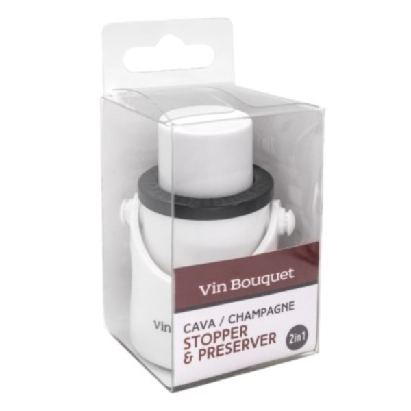 Tapon Y Conservador De Vacio Blanco - Imagen 3