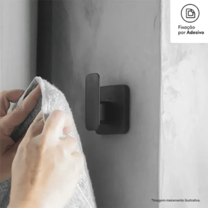 Gancho De Pared Eleve Negro