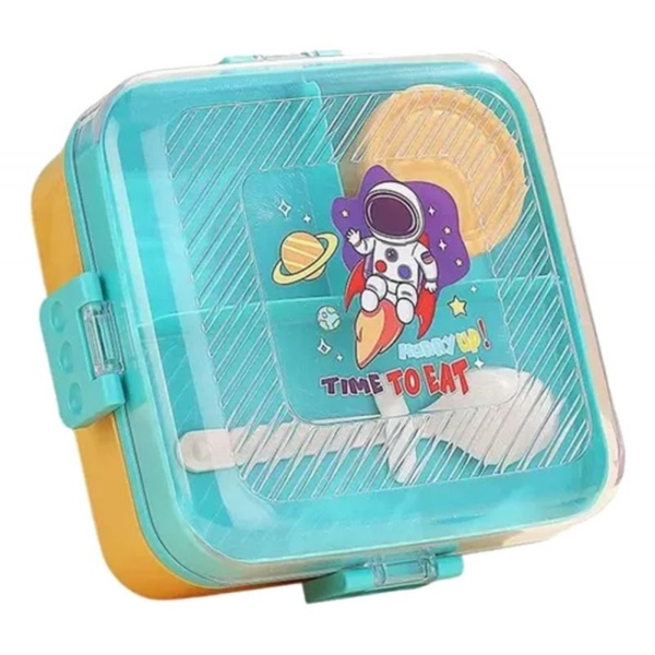 Tapers/lunch Box Hermético Con Divisiones + Salser - Imagen 3