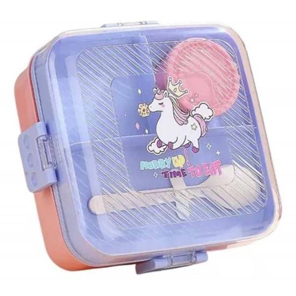 Tapers/lunch Box Hermético Con Divisiones + Salser - Imagen 4