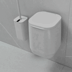 Cesto De Basura De Piso/pared 6l Beige
