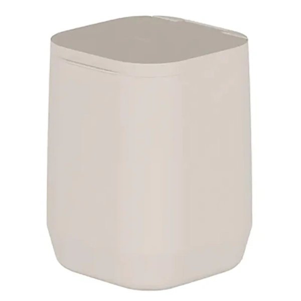 Cesto De Basura De Piso/pared 6l Beige - Imagen 2