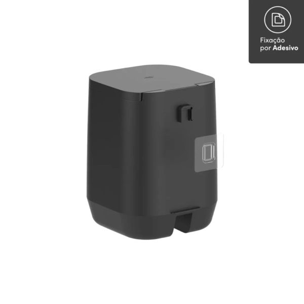 Cesto De Basura De Piso/pared 6l Negro - Imagen 2