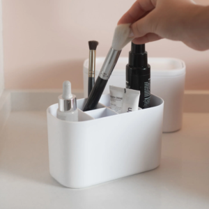 Organizador De BaÑo Con Divisores Bold Blanco