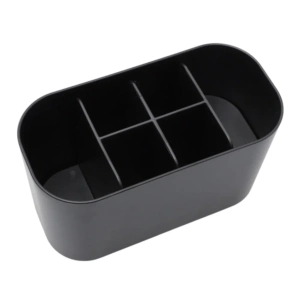 Organizador De BaÑo Con Divisores Bold Negro