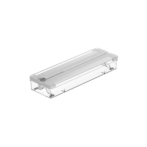 Organizador De Rollos Doble Clear Blanco - Imagen 2
