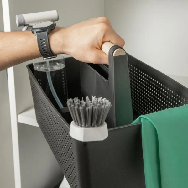 Cesto Organizador Multiuso Flow Negro - Imagen 2