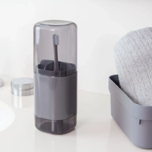 Soporte Cepillos Dual Negro
