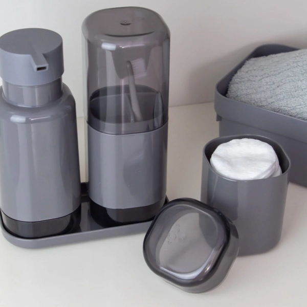 Soporte Cepillos Dual Negro - Imagen 2