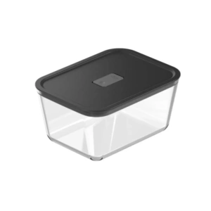 Pote De Vidro Hermetico Fresh Lock 370ml Negro
