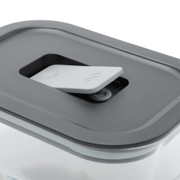 Pote De Vidro Hermetico Fresh Lock 370ml Negro - Imagen 2